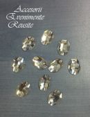 Pietre de cristal ovale 17/23mm argintii cod O7